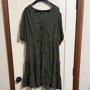 GAP Women's Olive Midi Dress
